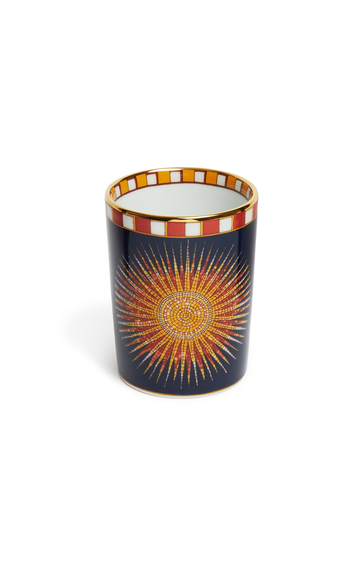 Decorative Cup in Sunrays Midnight