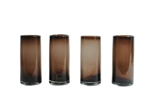 Handblown Glasses in Set of 4 in Tamarind