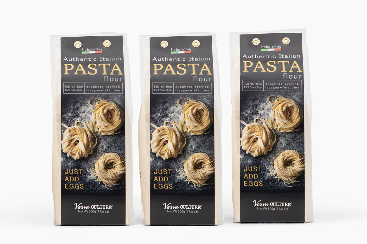 Italian "00" Pasta Flour, Set of 3