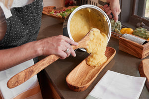 Italian Olivewood Polenta Spoon