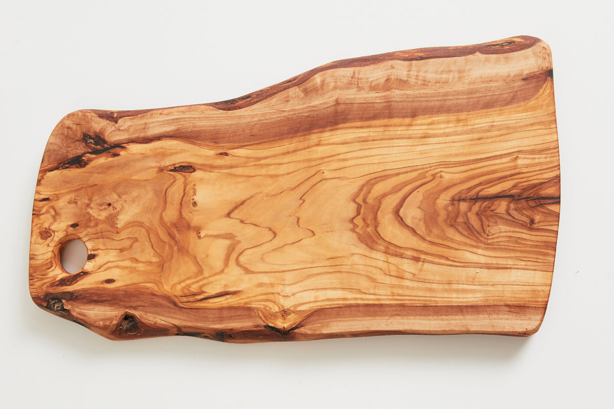 Italian Olivewood Charcuterie Board with Hole