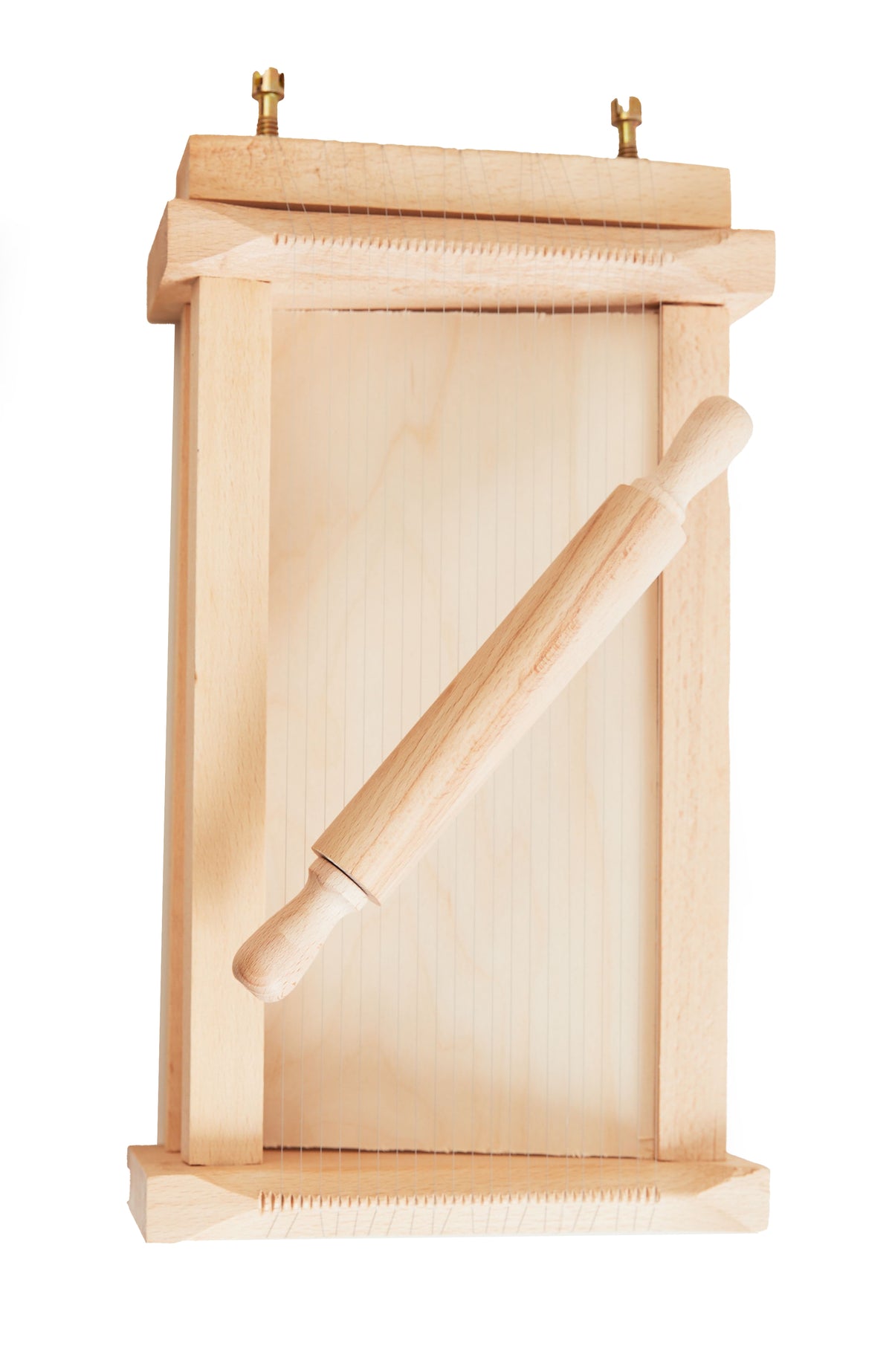 Italian Pasta Chitarra with Rolling Pin, Large