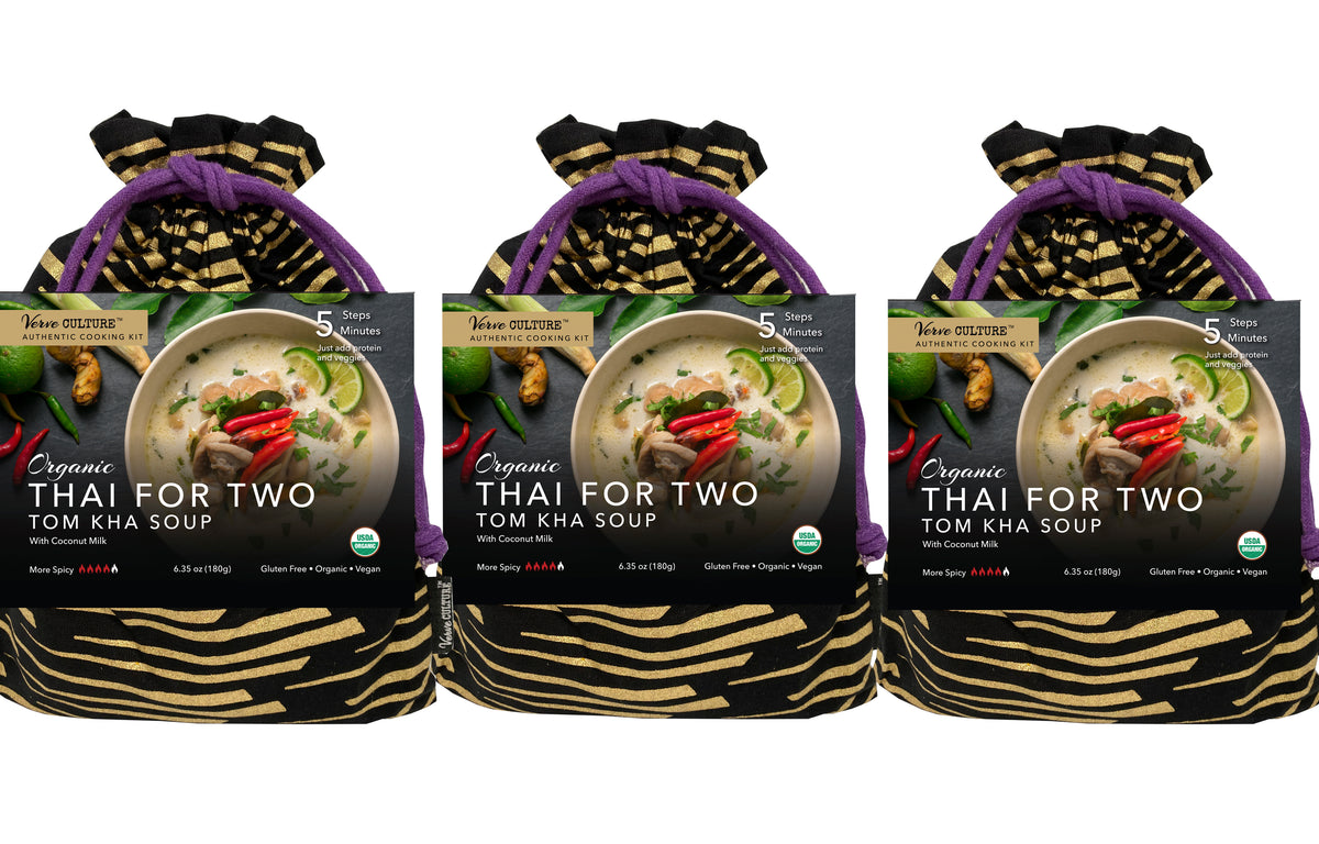 Thai for Two in Organic Tom Kha Soup, Set of 3