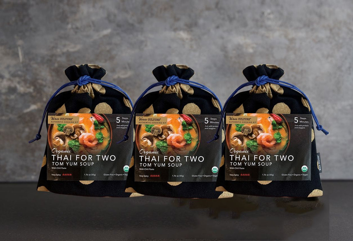 Thai for Two in Organic Tom Yum Soup, Set of 3