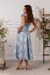 The Vera Dress in Denim Blue Windsor