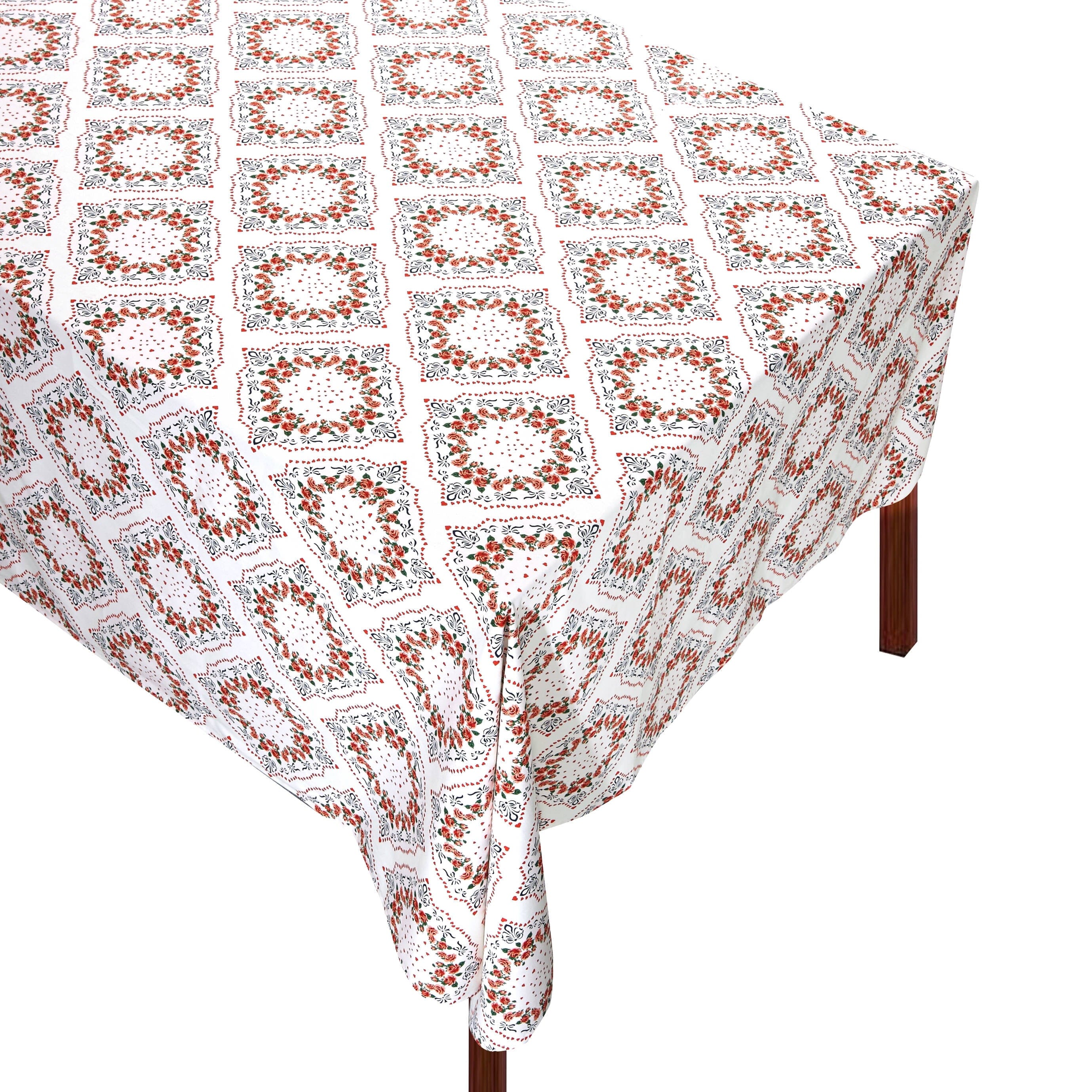 Pink Scarf Tablecloth Valentines Chefanie 