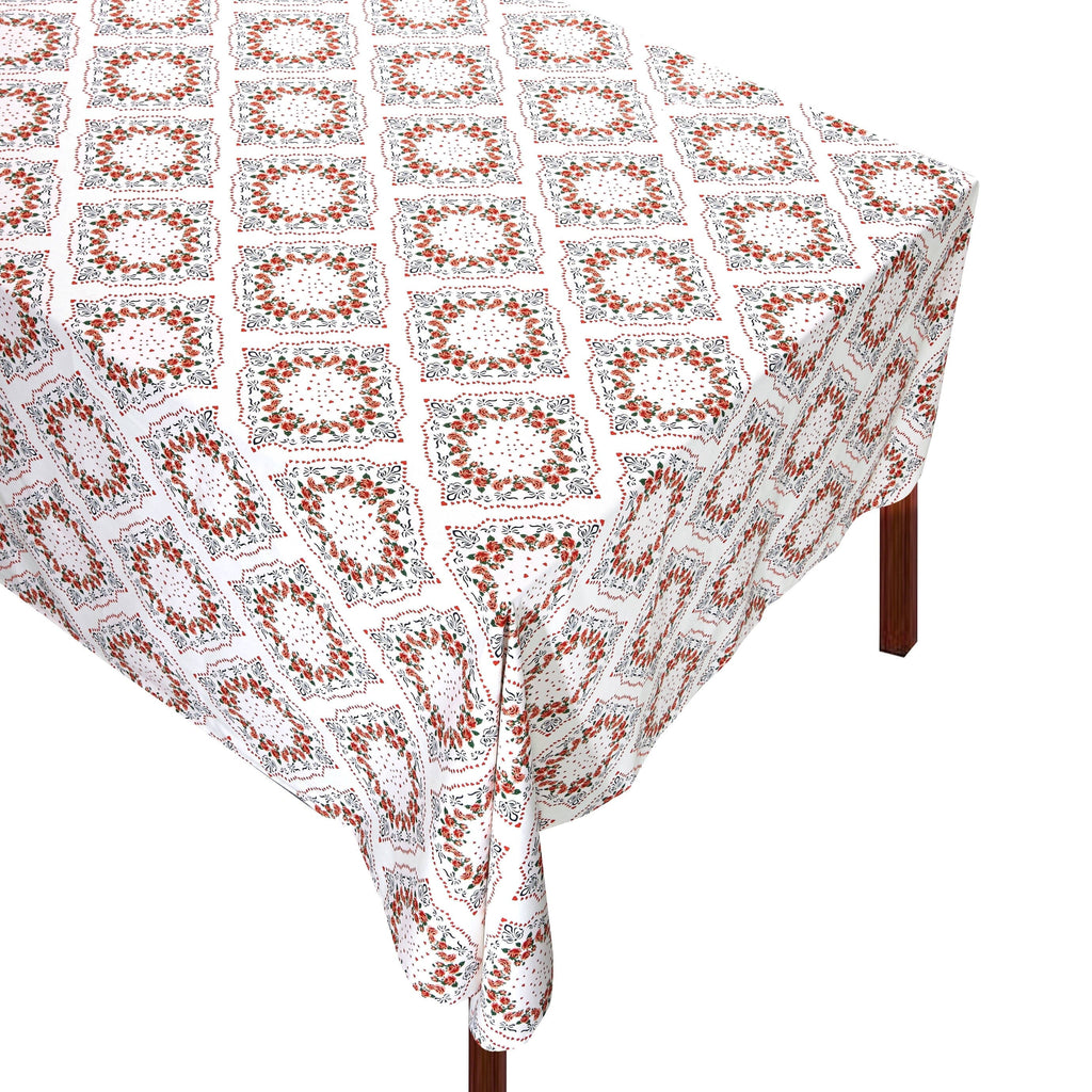 Pink Scarf Tablecloth Valentines Chefanie 