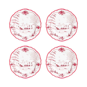 Winter Frolic Melamine Salad, Set of 4