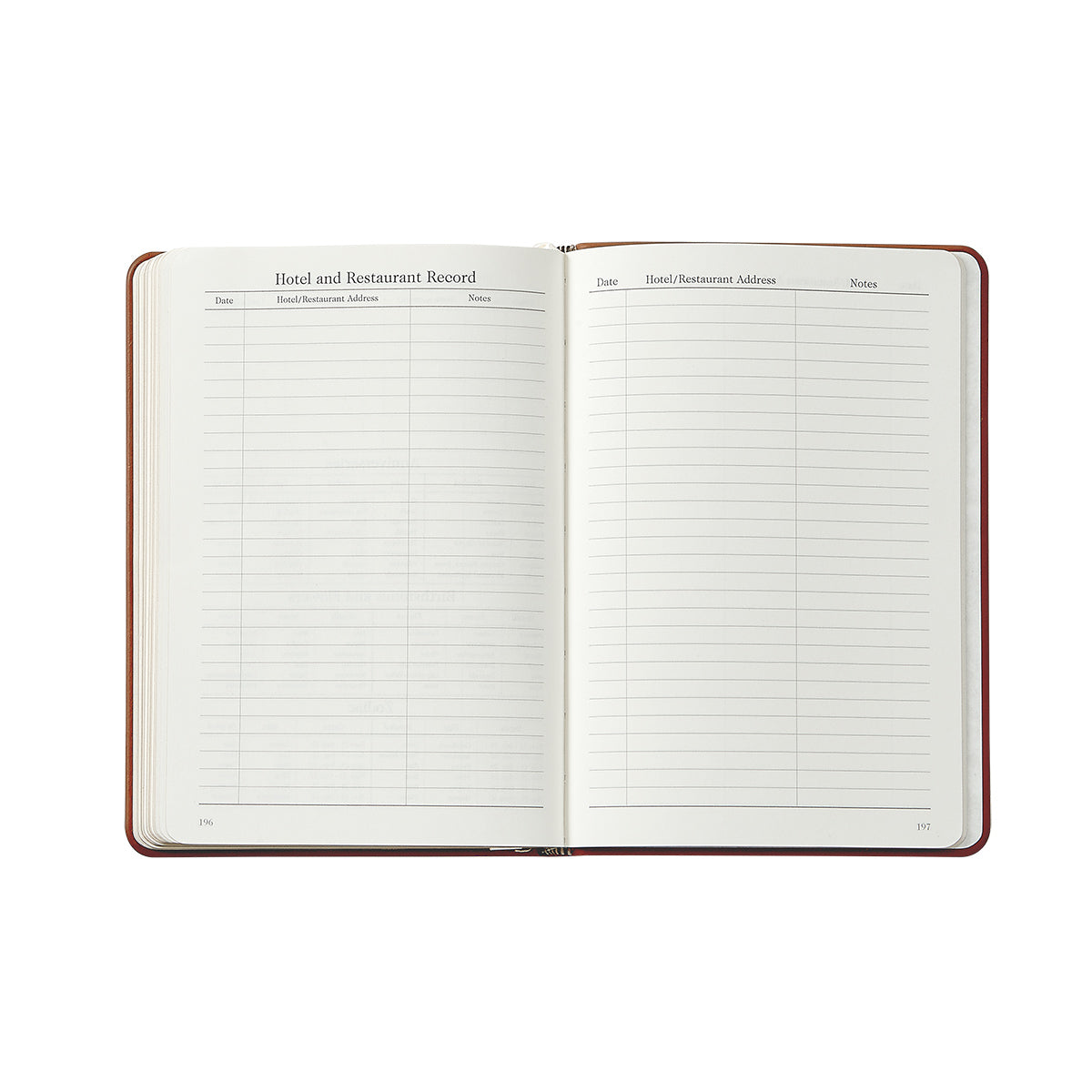 2026 Weekly Notebook in Blue Pebble Grain Leather