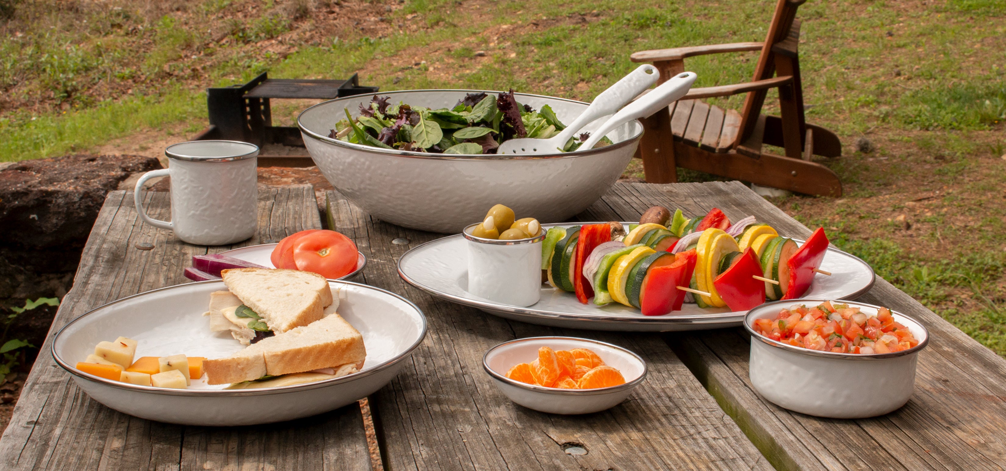 Oval Platter in Solid White