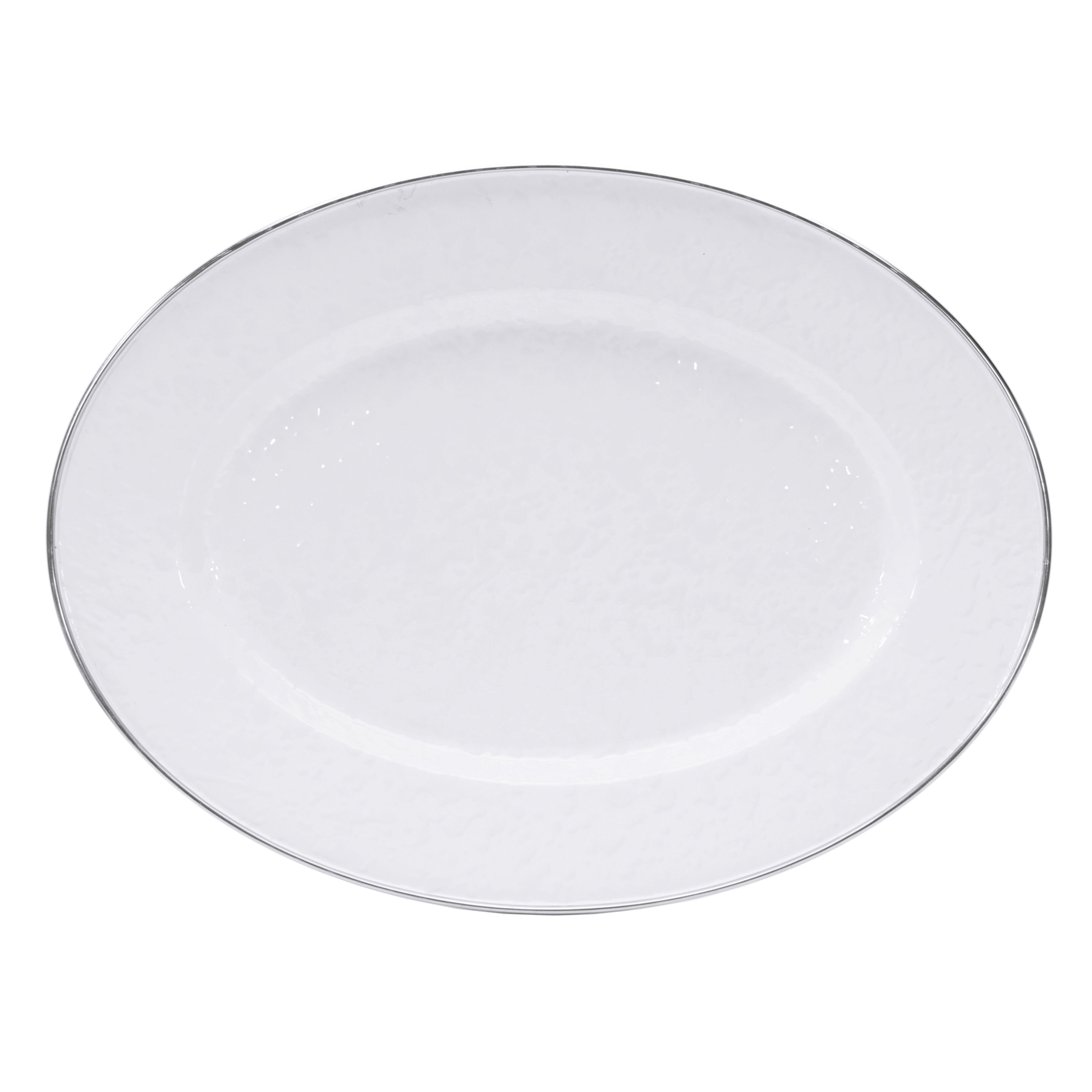 Oval Platter in Solid White