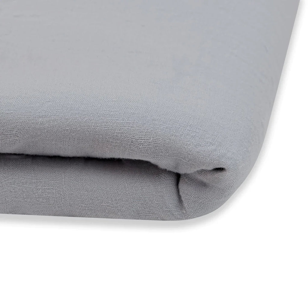 Dark Gray Washed Linen Sheet Set