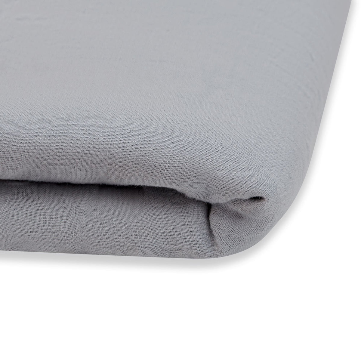 Dark Gray Washed Linen Duvet Cover