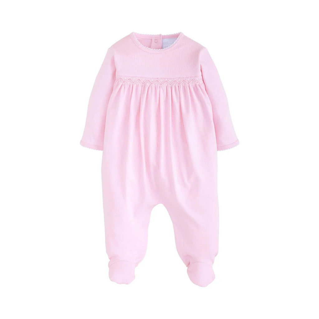 Welcome Home Layette Footie in Pink