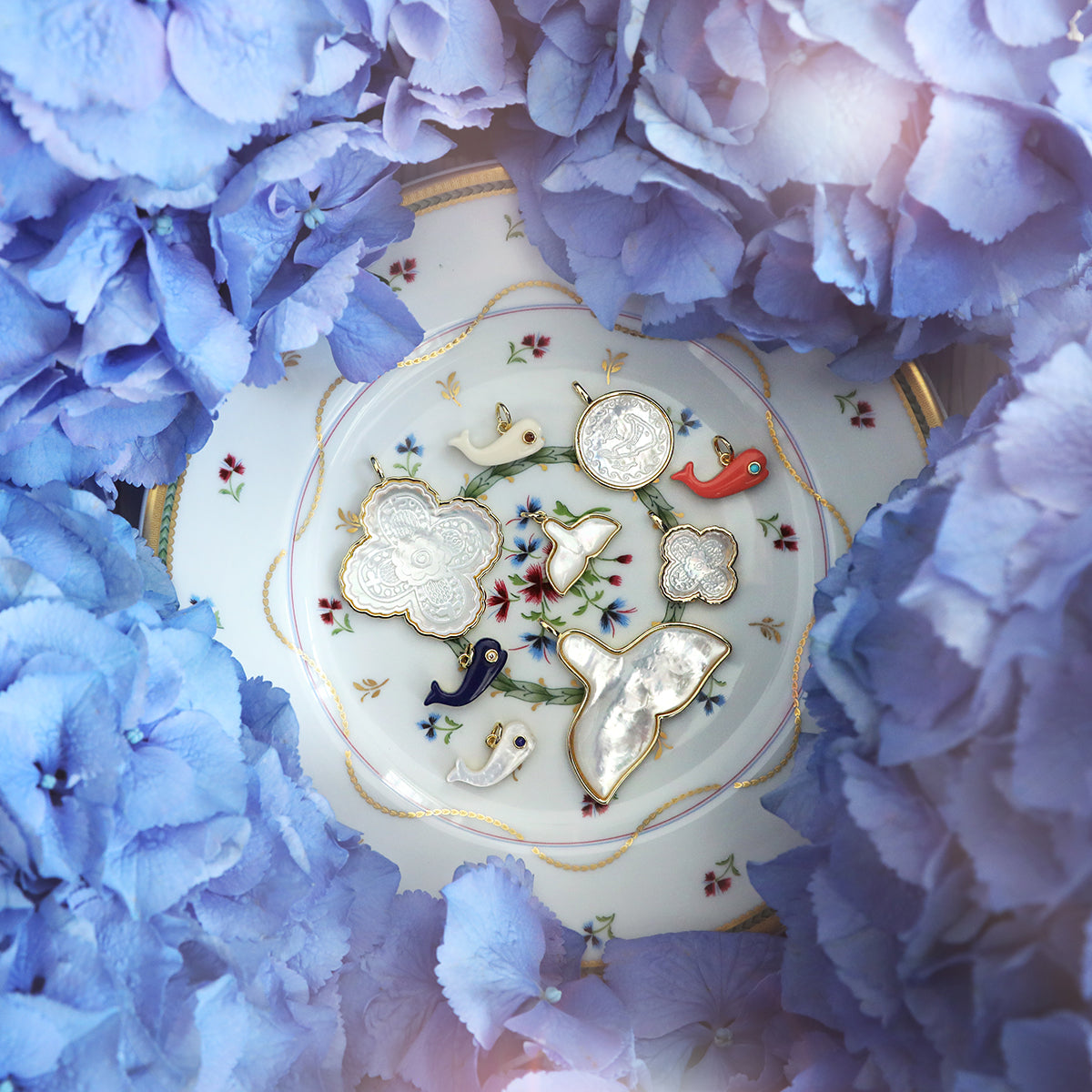 Mother of Pearl Moby Charm