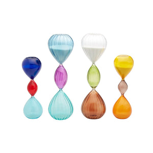 Color Sand Timers, Set of 4