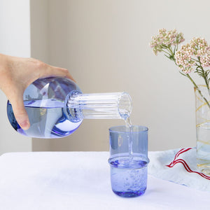 Bedside Carafe & Tumbler in Blue