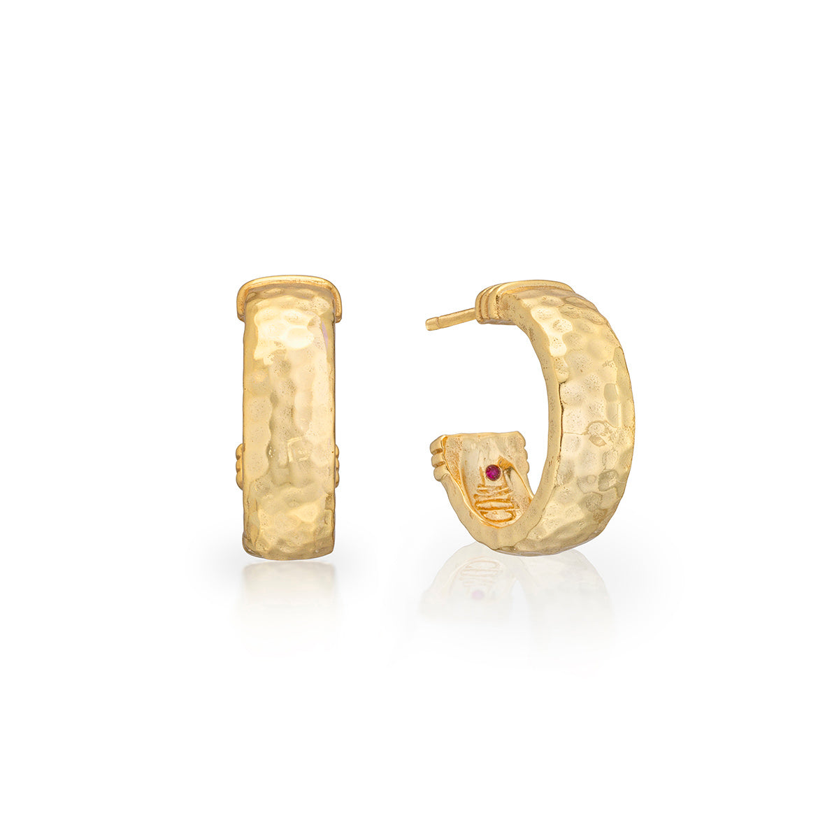 Cleopatra Classic Small Hoop Earrings in Gold