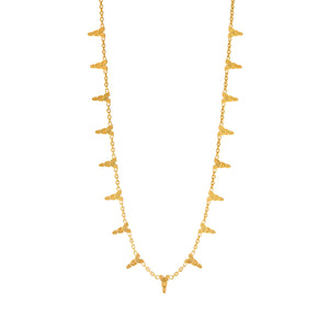 Cleopatra Ra Necklace in Gold