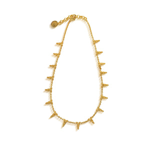 Cleopatra Ra Necklace in Gold