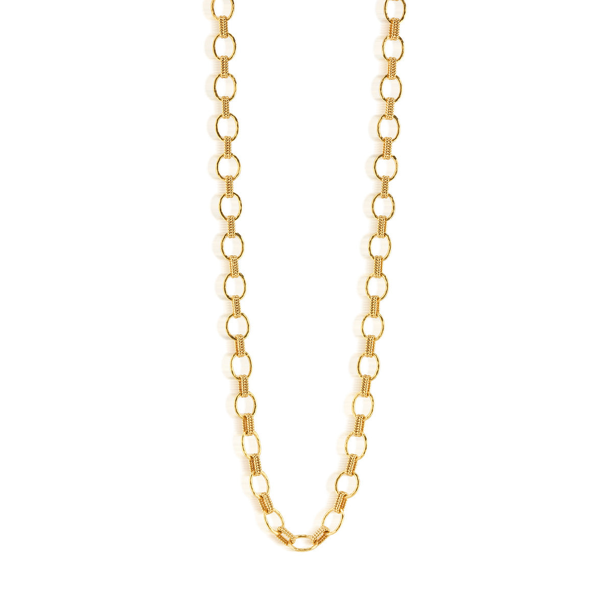 Cleopatra Small Link Necklace in Gold