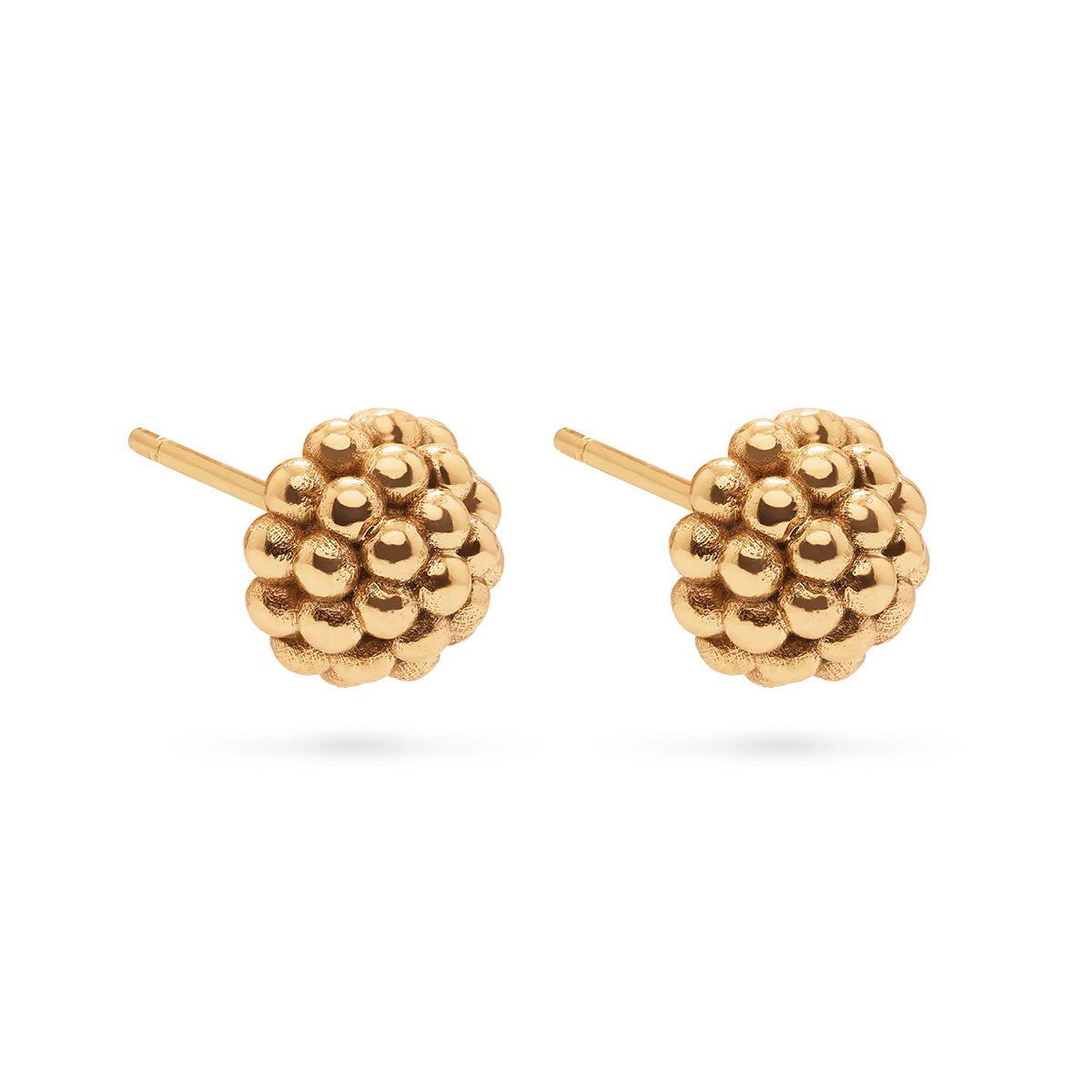 Berry Stud Earrings in Gold