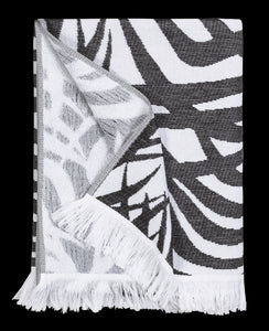 Matouk Schumacher Zebra Palm Beach Towel