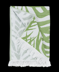 Matouk Schumacher Zebra Palm Beach Towel