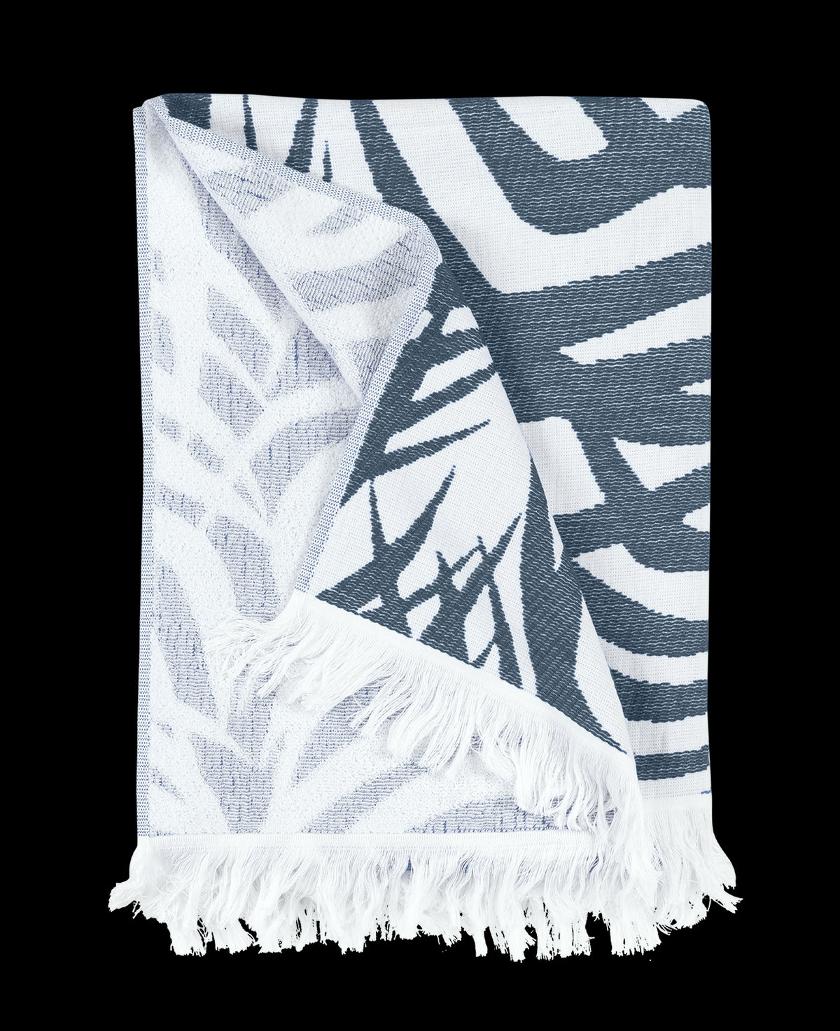 Matouk Schumacher Zebra Palm Beach Towel