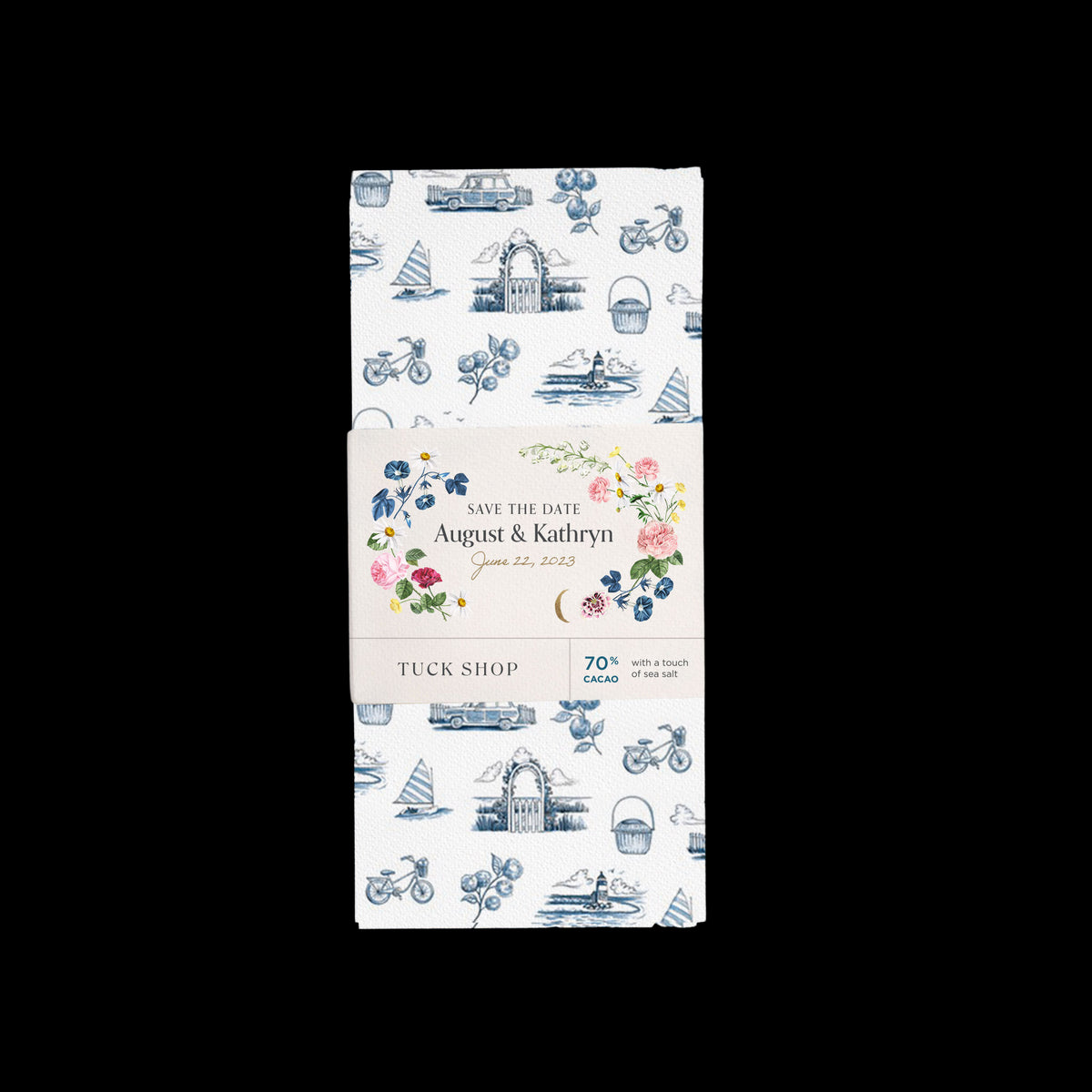 OTM Exclusive: Set of Personalized Nantucket Dark Chocolate Bars