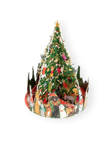 Caroling Pets Christmas Tree Christmas 3D Advent Calendars