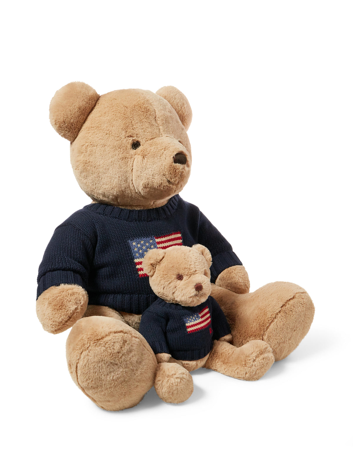 Small Flag-Sweater Polo Bear