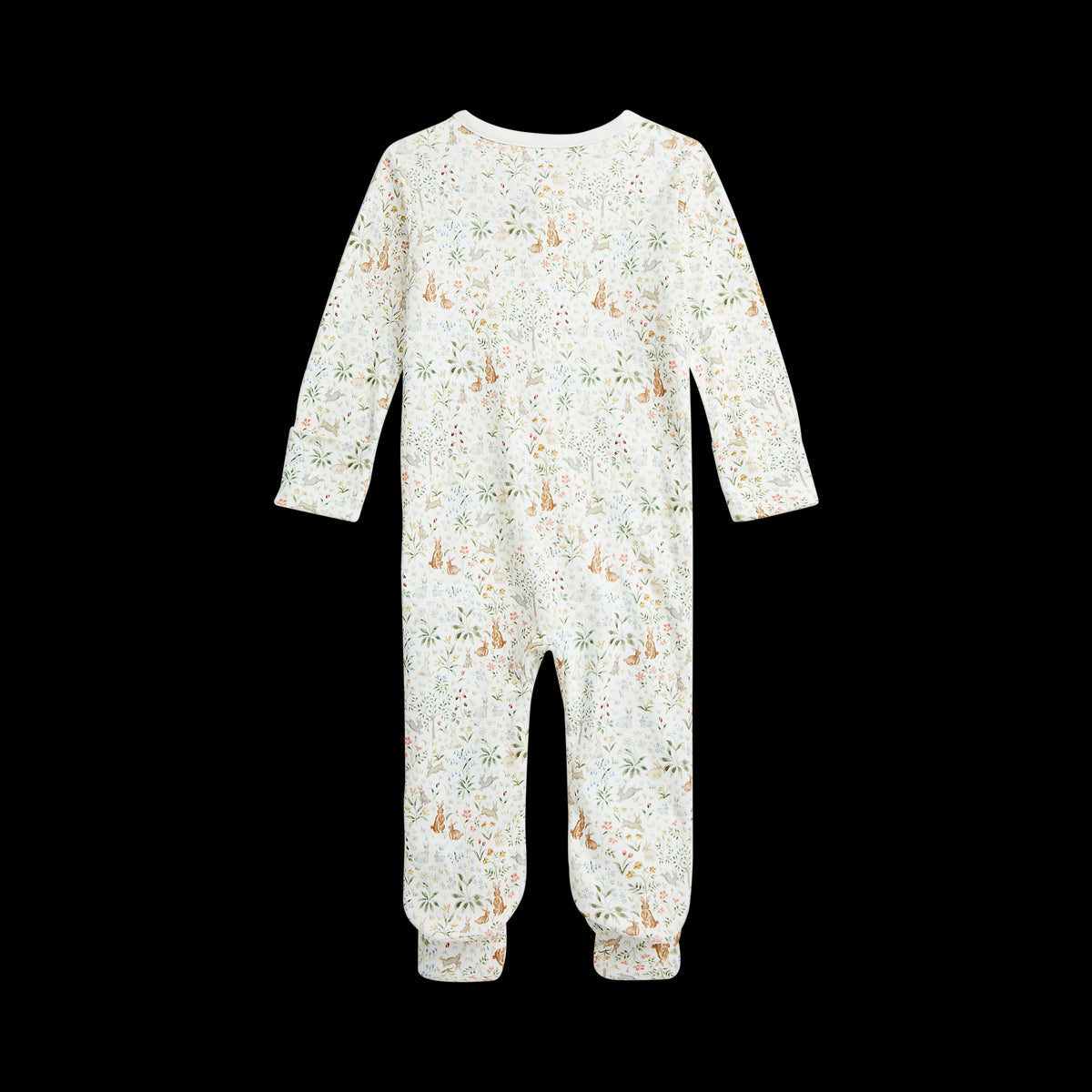 RL Baby x Riley Sheehey Cotton Coverall in Bunny Meadow