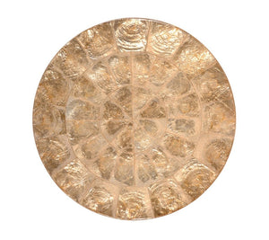 Kim Seybert, Inc.Round Capiz Placemat in Champagne, Set of 4Placemats