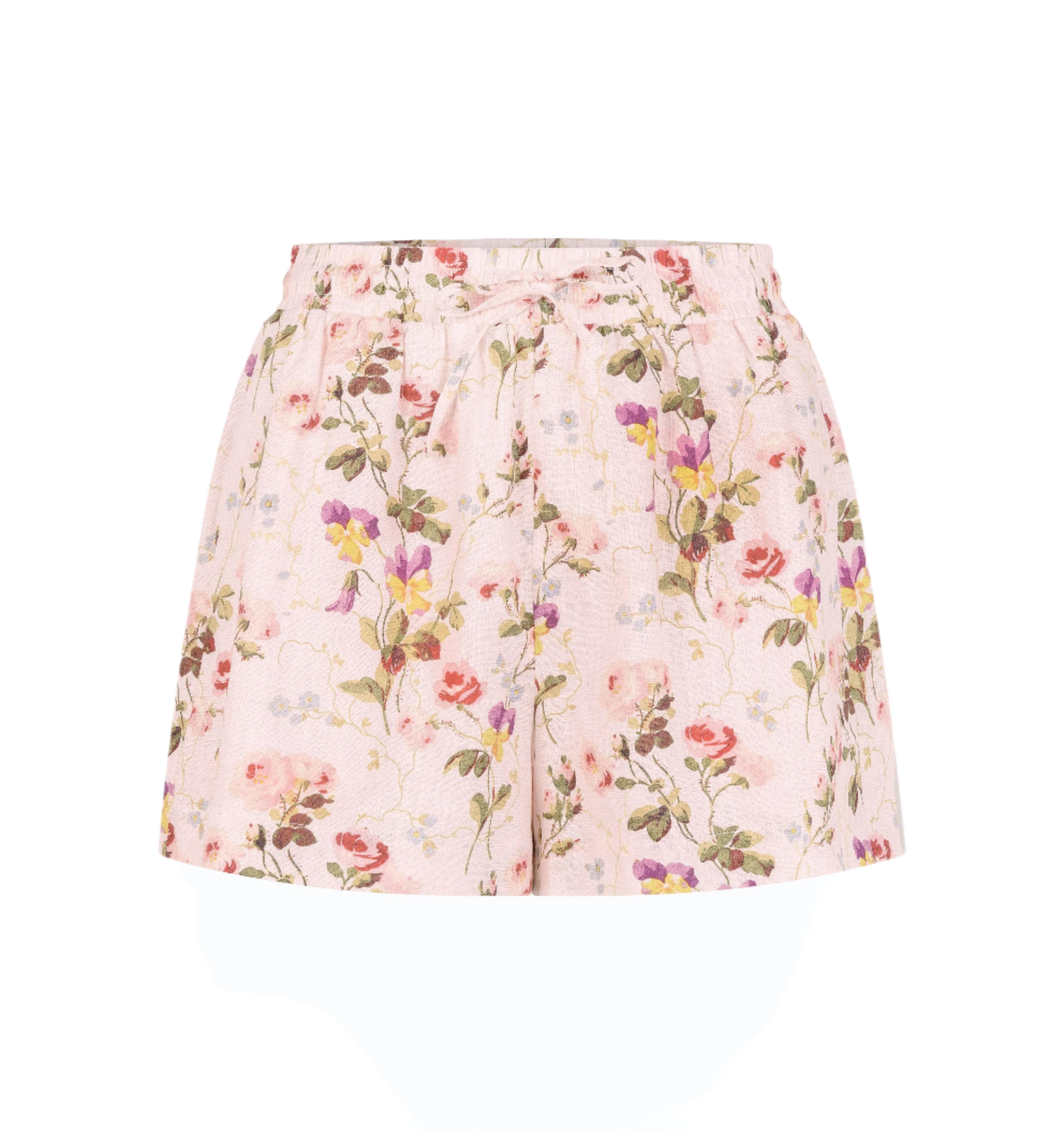 The Audrey Shorts in Pink Bluebonnet