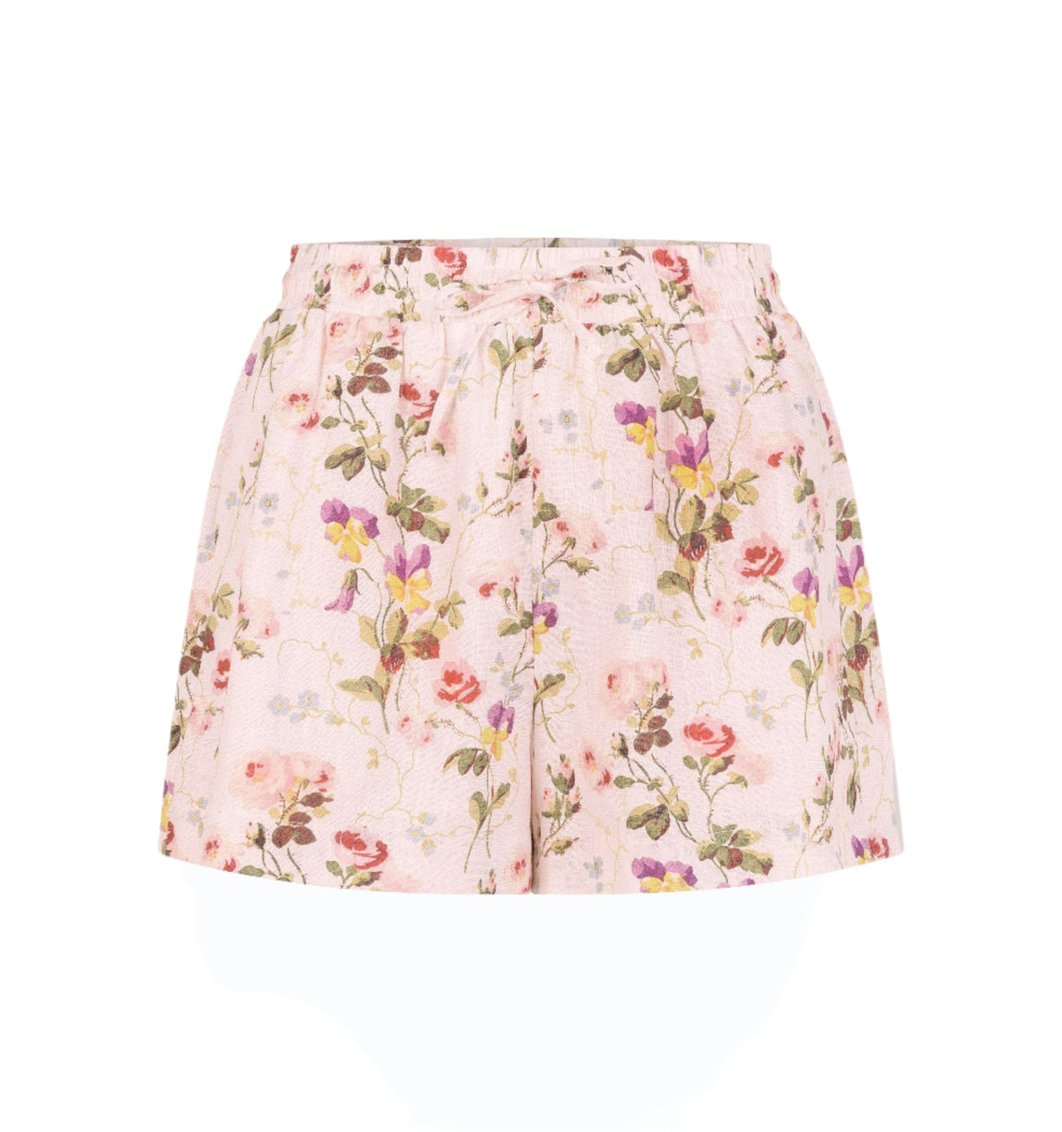 The Audrey Shorts in Pink Bluebonnet