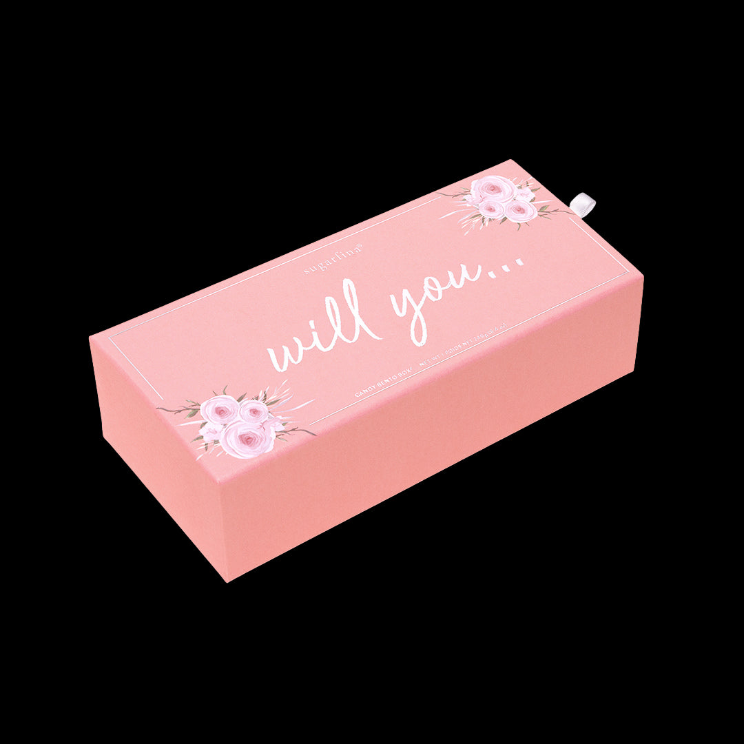 Will You Be My Bridesmaid Preset 3 Piece Candy Bento Box