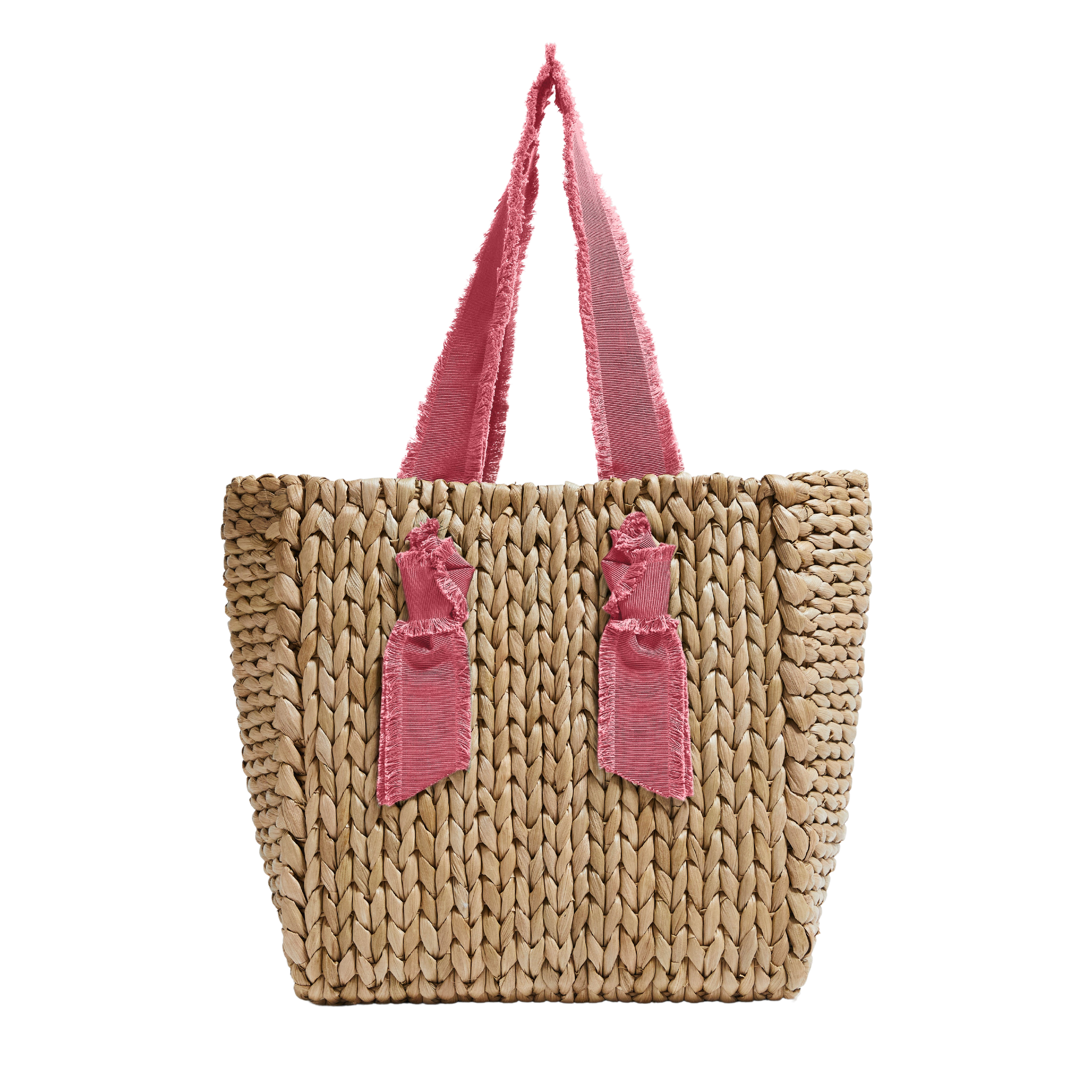 Petite Isla Bahia Fringe Bag in Rose