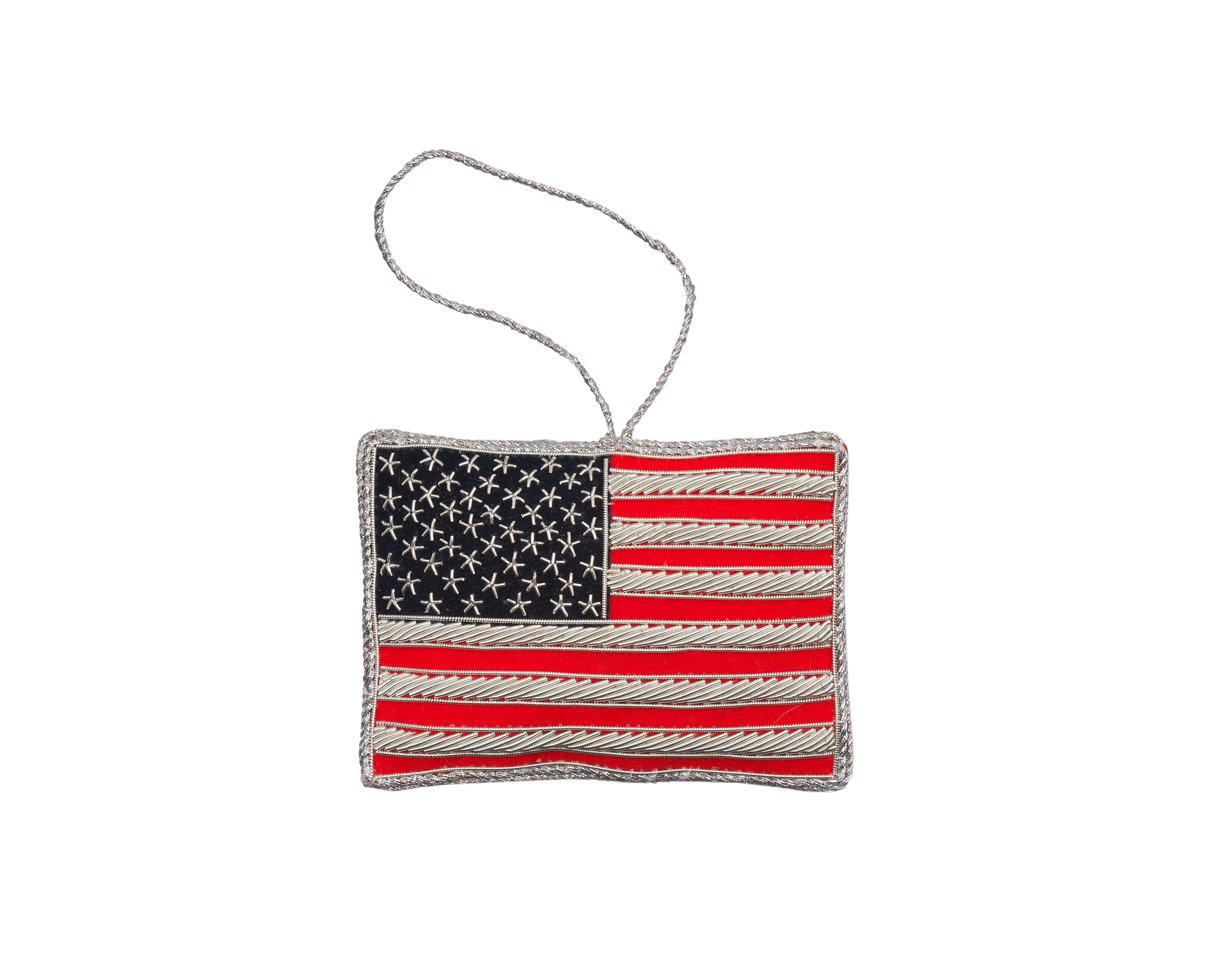 American Flag Ornament