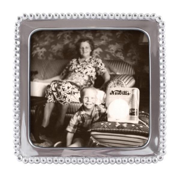 Beaded Square 5 x 5 Frame | Mariposa Photo Frames