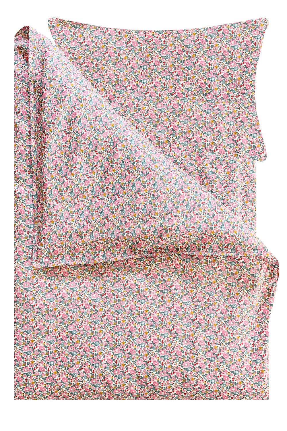 Bedding made with Liberty Fabric BETSY ANN PINK - Coco & Wolf