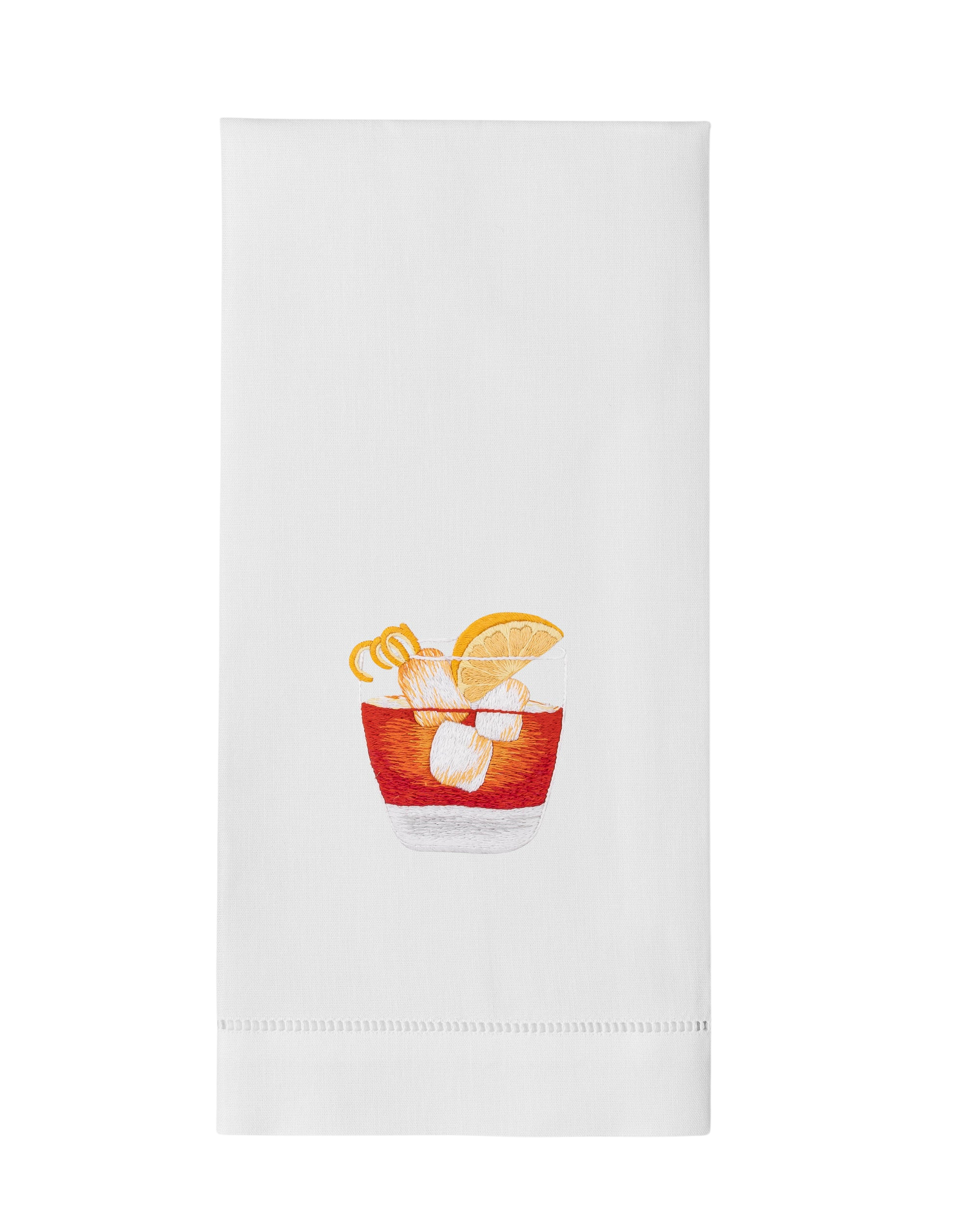 Negroni Cocktail Hand Towel