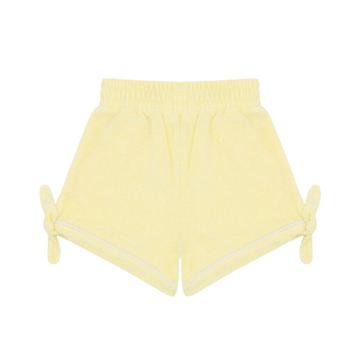 Girls Banana French Terry Tie Knot Shorts