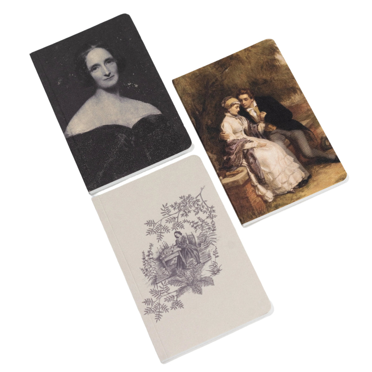 Portraits of Mary Shelley Pocket Journals, Set of 3