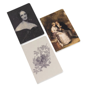 Portraits of Mary Shelley Pocket Journals, Set of 3