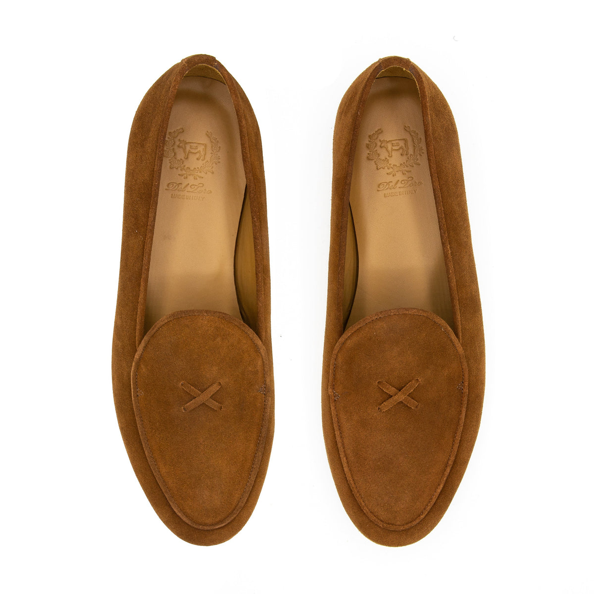 Women's Cognac Suede Milano