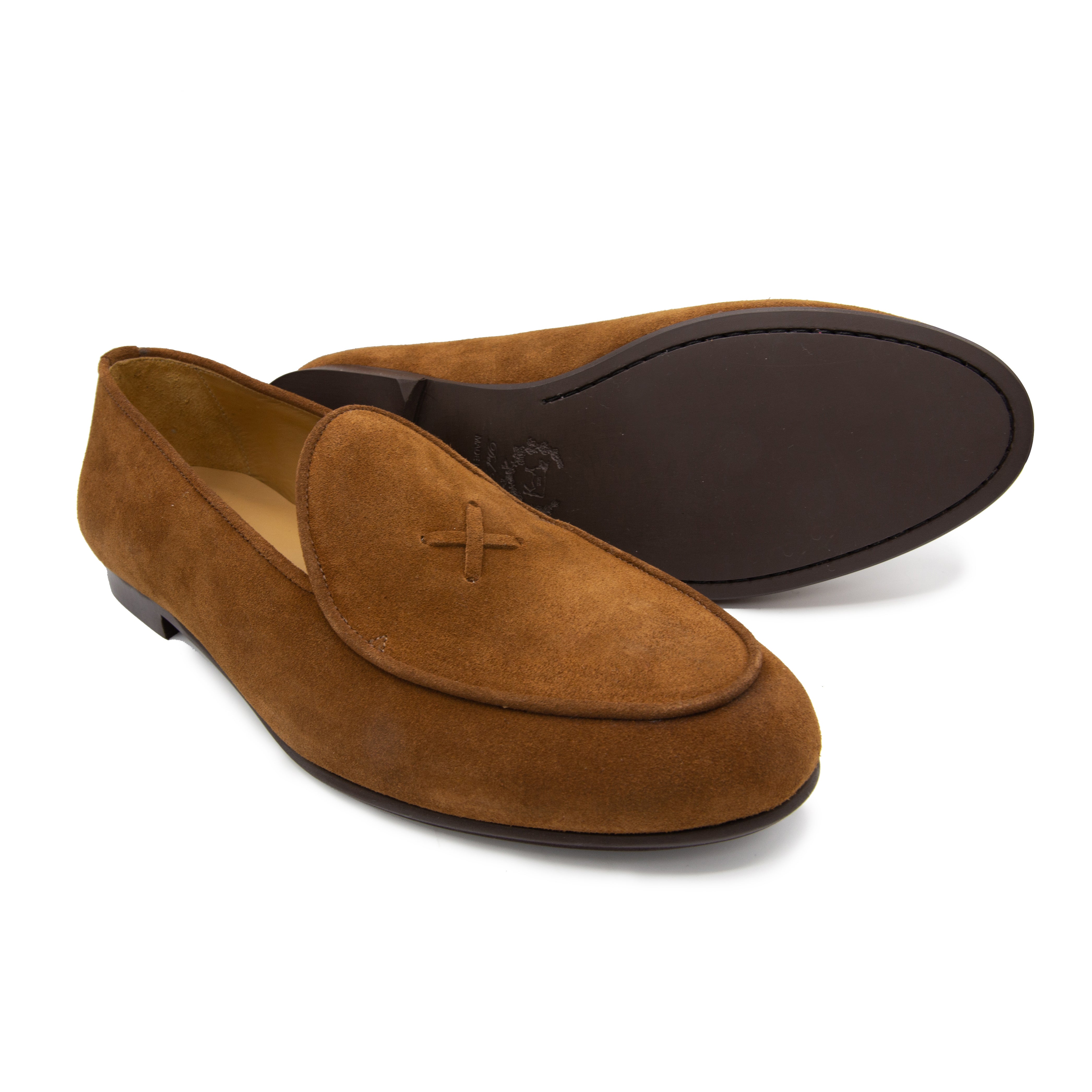 Women's Cognac Suede Milano