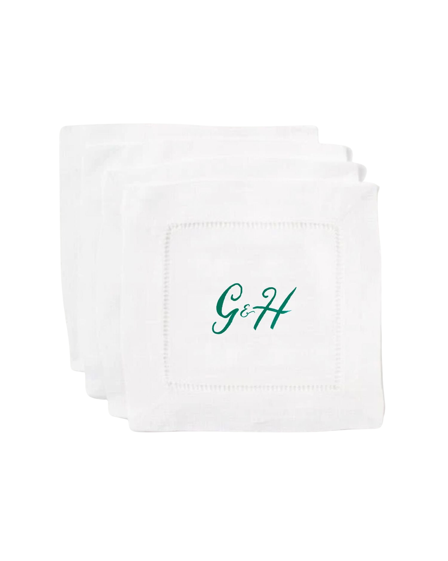 Bespoke Crest Cocktail Napkins, Set of 25