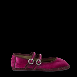 Double Lace Flat in Rosa