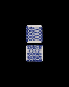 Lecce Coasters in Blue, Set of 2